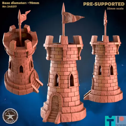 Human Watch Tower by My3DPrintForge