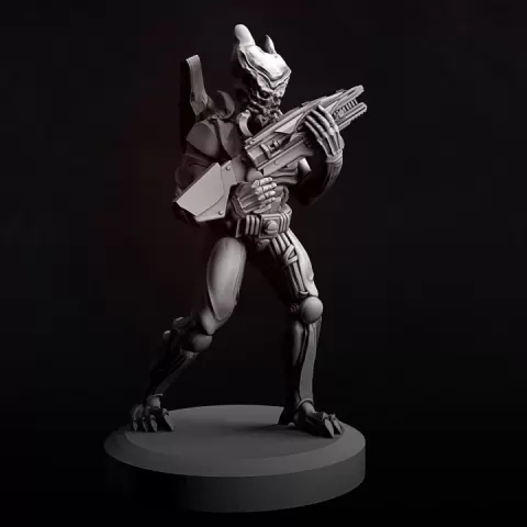 Alien Warrior C by Luis