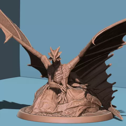 Adult Copper Dragon by Little Shop of Sigil