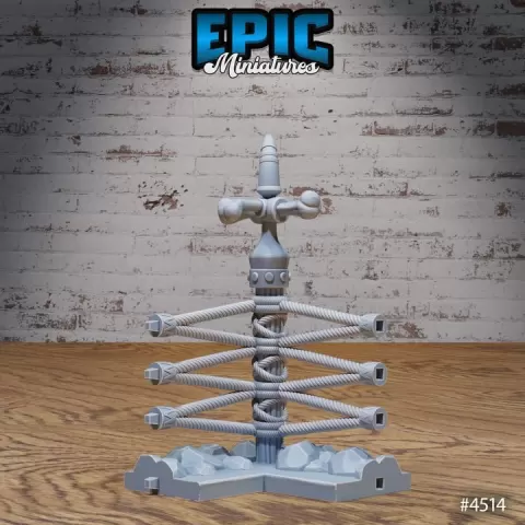 Fence V2 Corner / Safari Environment / African Theme Equipment / Tribal Items / Jungle Utopia Item / Southern Decoration Encounter by Epic-Miniatures