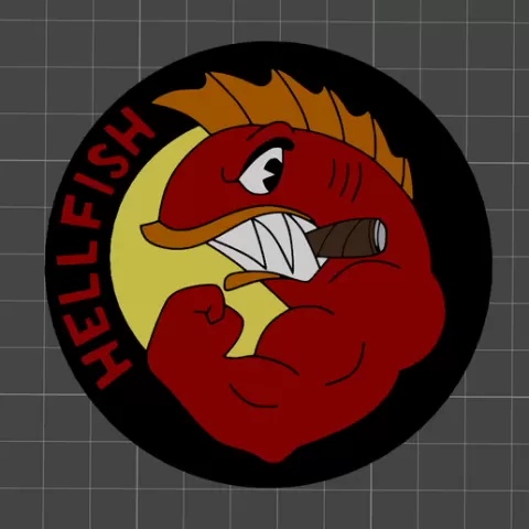 Flying Hell Fish - The Simpsons
