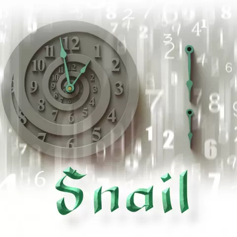 Snail clock by Crosslances