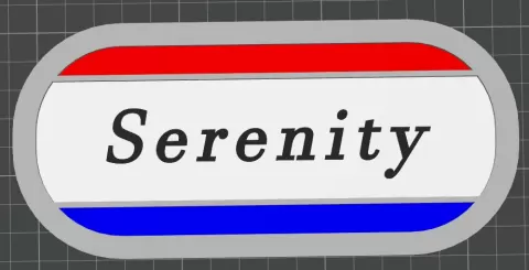Airstream Customizable Name Badge-International