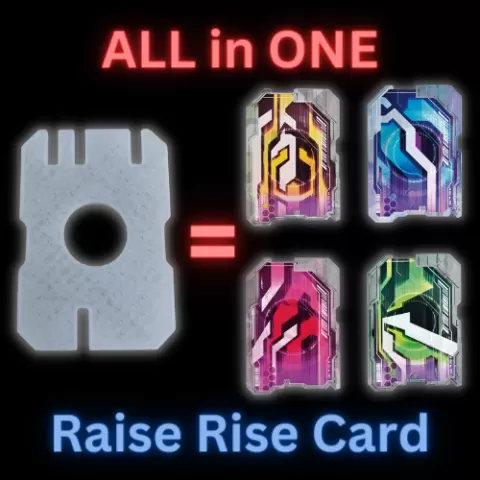 Raise Riser Card DGP Supporter Kamen Rider Geats Ziin Beroba Kyuun Kekera