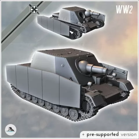 Sturmpanzer IV Stupa Brummbär infantry support gun - Germany Eastern Western Front Normandy Stalingrad Berlin Bulge WWII