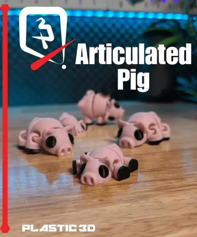 Oink-tastic Articulated Pig!