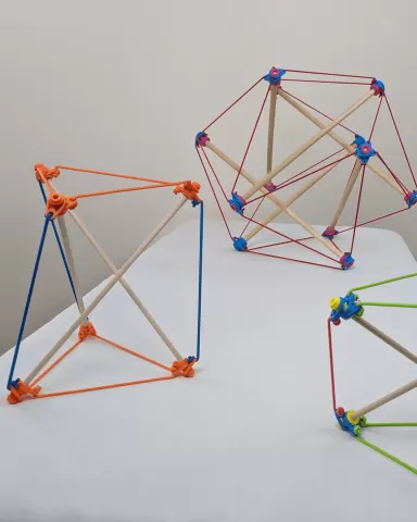 Tensegrity Build System for 5/16" Dowels