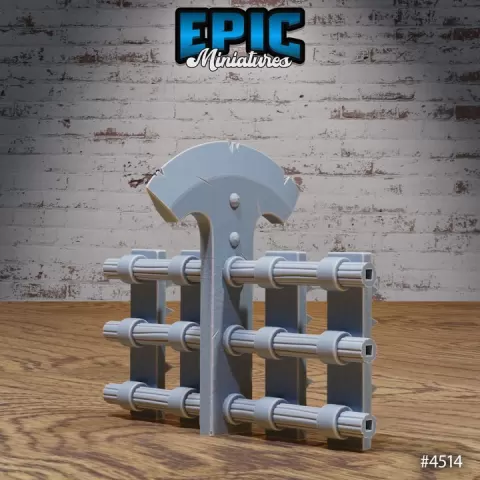 Fence V1 Straight / Safari Environment / African Theme Equipment / Tribal Items / Jungle Utopia Item / Southern Decoration Encounter by Epic-Miniatures