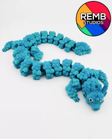 Articulated Soap Bubble Dragon | Flexi Soap Bubble Dragon