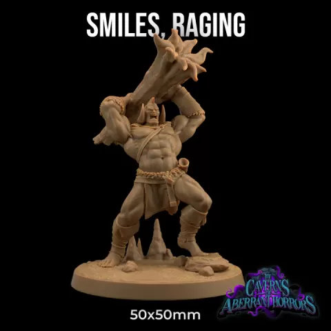 Smiles, Raging | PRESUPPORTED | The Caverns of Aberrant Horror by The Dragon Trappers Lodge