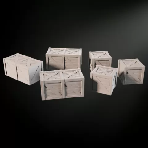 Wooden Box Pack by WargamesCo