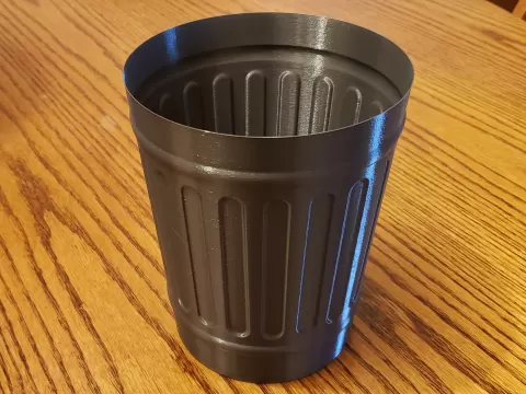 Vase Mode Trash Can
