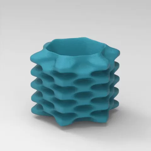 ORGANIC ORGANIC FLOWER POT ORGANIC PENCIL HOLDER OFFICE CONTAINER GEOMETRIC FACETED ORIGAMI TOOL TOOL