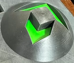 AMD Logo set into dome