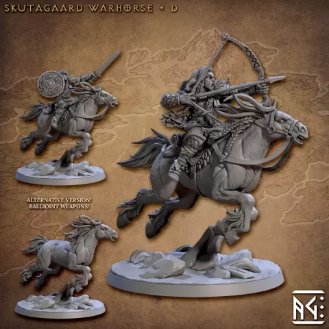 Northmen Huskarls Horse Rider - D (Skutagaard Northmen Saga) by Artisan Guild