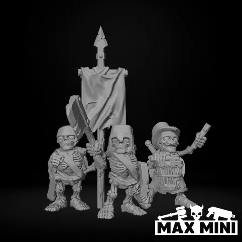 Halfling Undead Sword Command by Max Mini