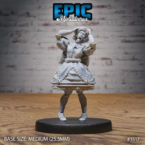Living Doll Screaming / Carnival Artist / Funfair Performer / Mysterious Circus Resident / Evil Cavalry / Cabinet Master by Epic-Miniatures