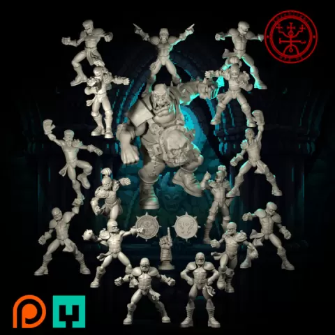 TORCHLIGHT "THE REGULAR PLAIN REGULARS" by Torchlight Models