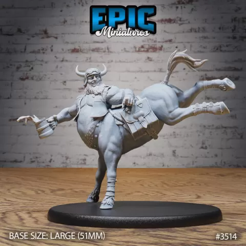 Drunk Centaur Riding Challenge / Carnival Hybrid Artist / Funfair Horse Human Performer / Mysterious Circus Resident / Evil Cavalry / Cabinet Master by Epic-Miniatures