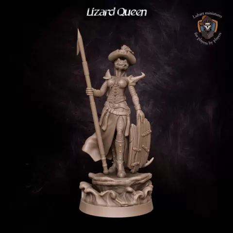 Lizard Queen by Lubart Miniatures