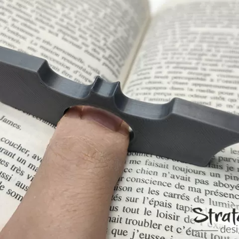 Thumb Ring Page Holders Bat by Stratation Design