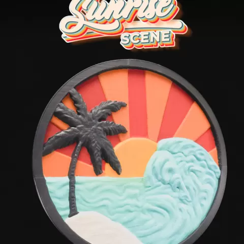 Sunrise Scene by Stlflix
