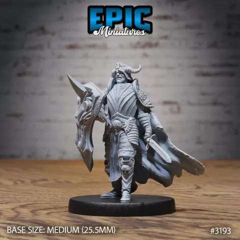Hunters Guild Drake Knight / Dragon Hunter / Beast Tamer / Male Warrior / Evil Draconic Army by Epic-Miniatures