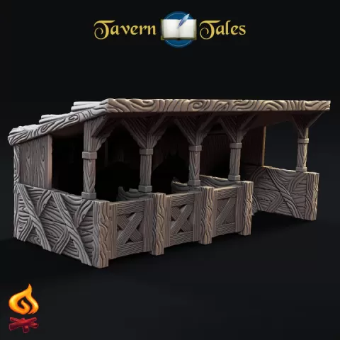 Stables (+working doors) by Safehold