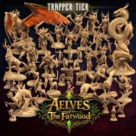 Aelves of The Farwoods | Trapper Tier | PRESUPPORTED by The Dragon Trappers Lodge