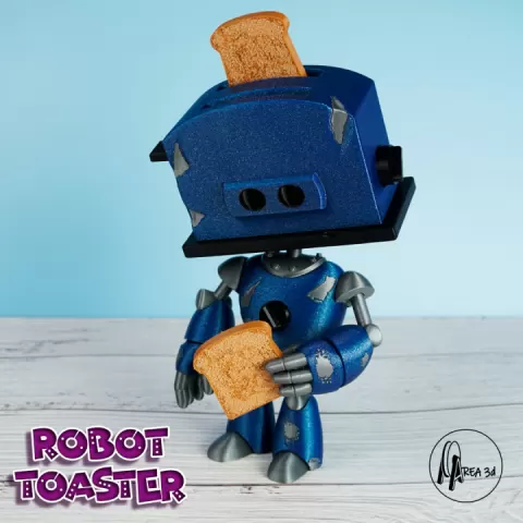 Robot Toaster by Area 3d Studio