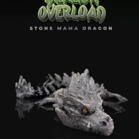 Stone Mama Dragon by Stlflix