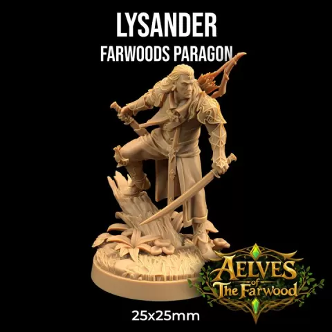 Lysander, Farwoods Paragon | PRESUPPORTED | Aelves of The Farwoods by The Dragon Trappers Lodge