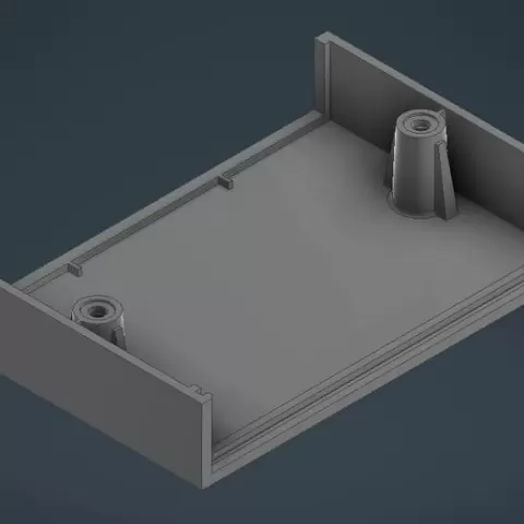 Recessed cabinet for electronics