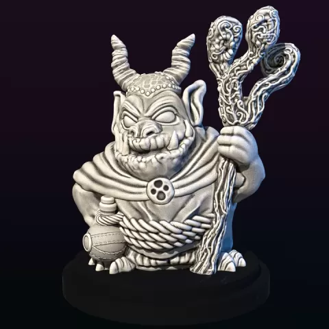 Wild Goblin Druid (supportless) by WildCraft Foundry