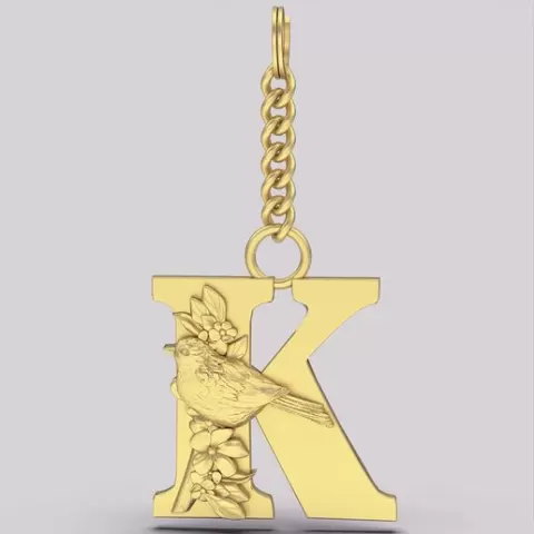 Alphabet letters k key holder
