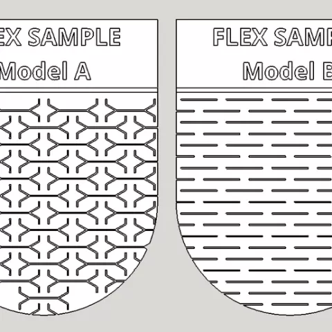 Bendable shapes samples