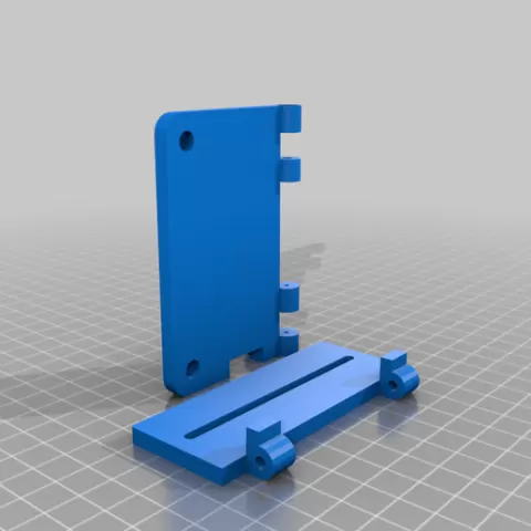 Bracket 59mm and hinge
