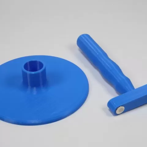 Magnetic model holder