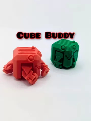 Cube Buddy( Print in Place) 3x3cm