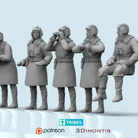 russian tank crew by Dmitry Tishchenkov