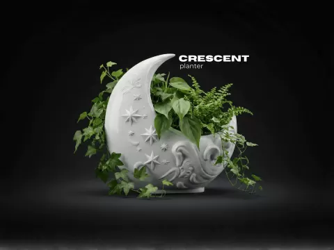 Crescent Moon Planter