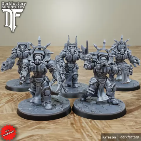Armored Void Commandos by Dorkfactory Miniatures