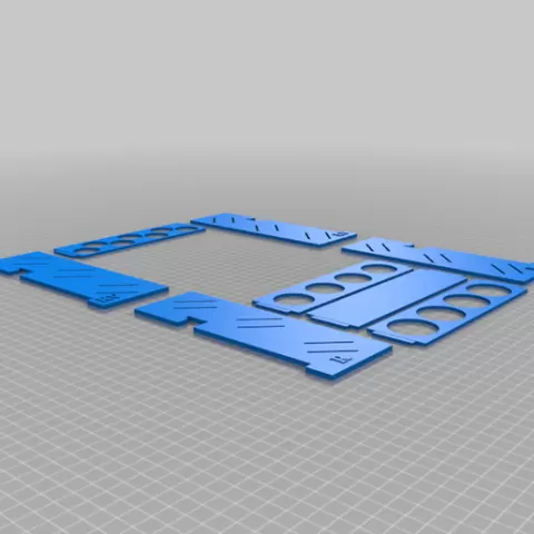 Wall Mounted Paint Rack