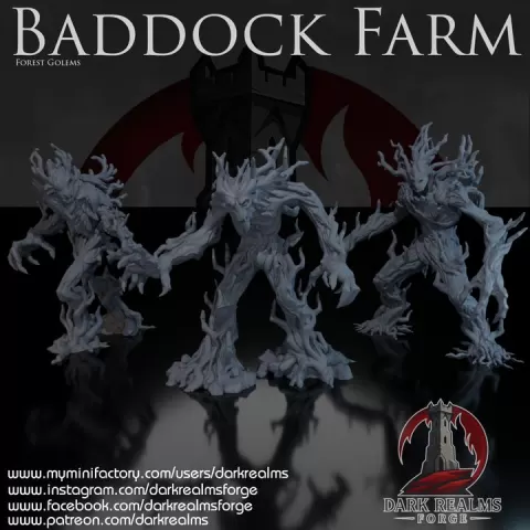 Dark Realms - Baddock Farm - Golems by Dark Realms Forge