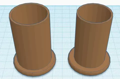 Grommet for hole in 3" piece of metal with a 1.25 inch hole - Duper