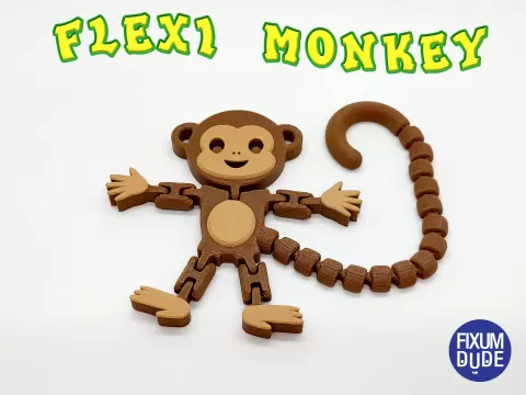 Flexi Articulated Monkey (with updated tail)