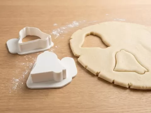 Customizable Parametric Bell Cookie Cutter