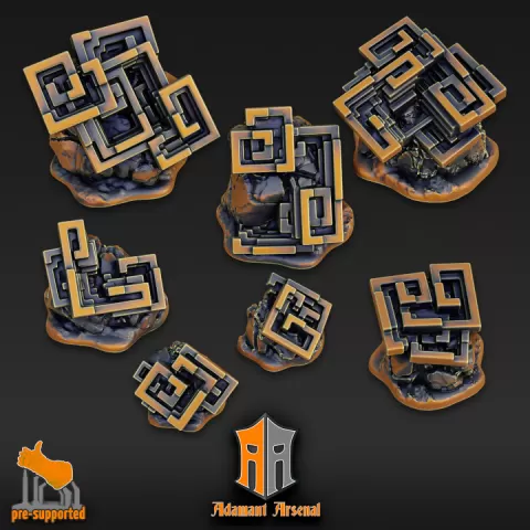 Basing Bits - Bismuth Crystals by Adamant Arsenal
