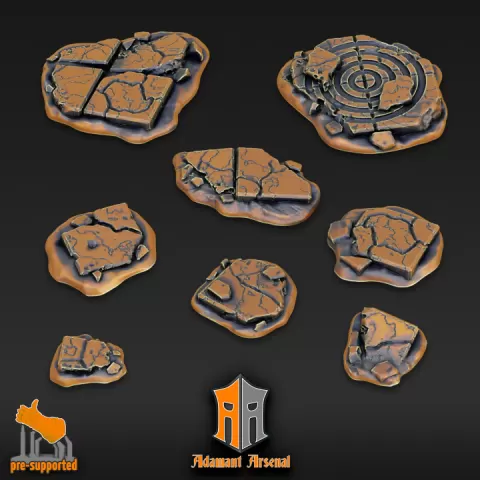 Basing Bits - Marble Tiles by Adamant Arsenal