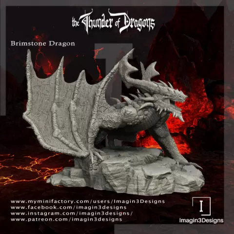 Brimstone Dragon by Imagin3Designs